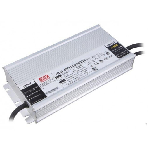 HLG-480H-C2800D2; Power supply: switched-mode; LED; 479W; 85÷171VDC; 2.8A; 90÷305VDC; MEAN WELL