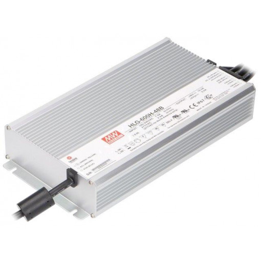 HLG-600H-48B; Power supply: switched-mode; LED; 600W; 48VDC; 12.5A; 90÷305VAC; MEAN WELL