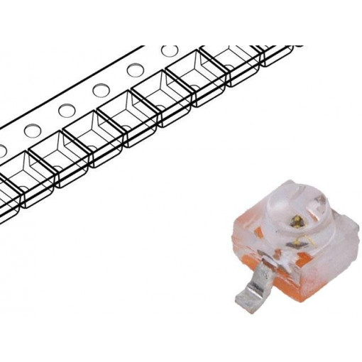 HLMA-PG00-N0011; LED; SMD; Gull wing; red; 25÷75mcd; 2.21x2.08x2.44mm; 125°; 20mA; BROADCOM (AVAGO)