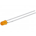 HLMP-1401; LED; 3mm; yellow; 2.2mcd; 60°; Front: convex; BROADCOM (AVAGO) HLMP-1401; LED; 3mm; yellow; 2.2mcd; 60°; Front: convex; BROADCOM (AVAGO)