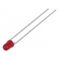 HLMP-1600; LED; 3mm; red; 2.1mcd; 60°; Front: convex; BROADCOM (AVAGO) HLMP-1600; LED; 3mm; red; 2.1mcd; 60°; Front: convex; BROADCOM (AVAGO)