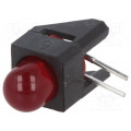 HLMP-3301-D00B2; LED; in housing; red; 5mm; No.of diodes: 1; 10mA; Lens: diffused,red; BROADCOM (AVAGO)