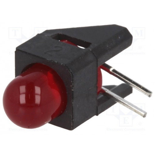 HLMP-4700-C00B2; LED; in housing; red; 5mm; No.of diodes: 1; 2mA; Lens: diffused,red; BROADCOM (AVAGO)