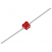 HLMP-6300; LED; 1.65mm; red; axial; 1÷10mcd; 90°; Front: convex; 1.5÷3V; THT; BROADCOM (AVAGO)