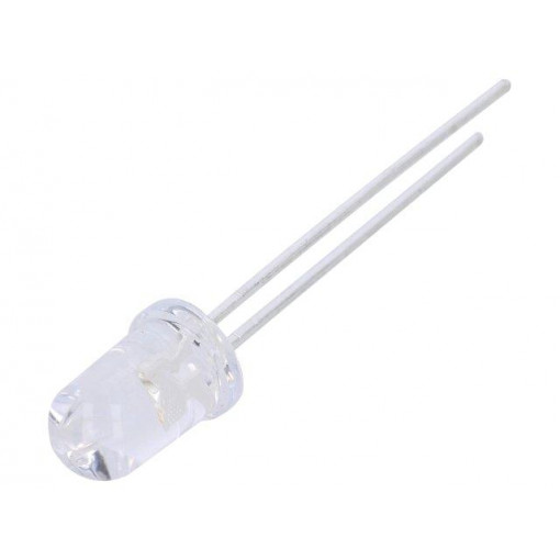 HLMP-CB1A-XY0DD; LED; 5mm; blue; 7200÷12000mcd; 15°; 20mA; 2.8÷3.8V; Front: convex; BROADCOM (AVAGO)