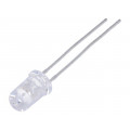 HLMP-CB3A-UV0DD; LED; 5mm; blue; 3200÷5500mcd; 30°; 20mA; 2.8÷3.8V; Front: convex; BROADCOM (AVAGO)