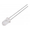 HLMP-EG08-WZ000; LED; 5mm; red; 5500÷16000mcd; 8°; 20mA; 1.9÷2.4V; Front: convex; BROADCOM (AVAGO)