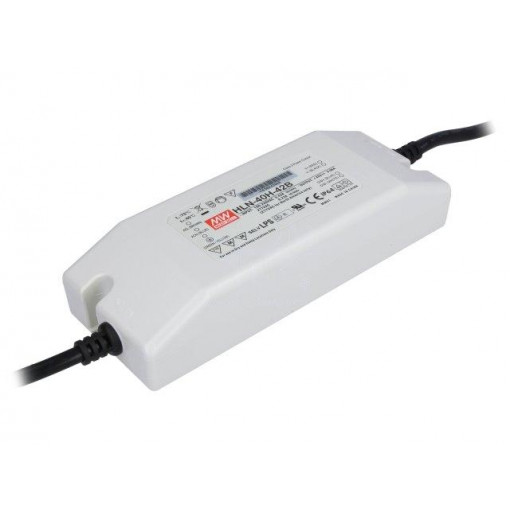 HLN-40H-42B; Power supply: switched-mode; LED; 40.3W; 42VDC; 40÷46VDC; 0.96A; MEAN WELL