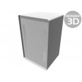 1401N; Enclosure: with panel; vented; 1401; X: 356mm; Y: 203mm; Z: 229mm; HAMMOND 1401N; Enclosure: with panel; vented; 1401; X: 356mm; Y: 203mm; Z: 229mm; HAMMOND