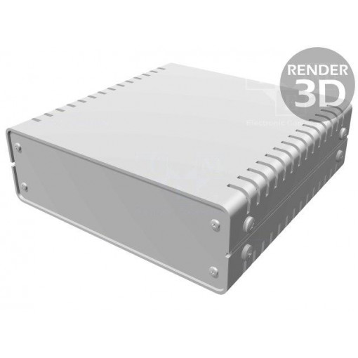 1402DV; Enclosure: with panel; vented; 1402; X: 180mm; Y: 185mm; Z: 61mm; HAMMOND 1402DV; Enclosure: with panel; vented; 1402; X: 180mm; Y: 185mm; Z: 61mm; HAMMOND