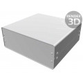1402K; Enclosure: with panel; 1402; X: 254mm; Y: 244mm; Z: 99mm; aluminium; HAMMOND 1402K; Enclosure: with panel; 1402; X: 254mm; Y: 244mm; Z: 99mm; aluminium; HAMMOND