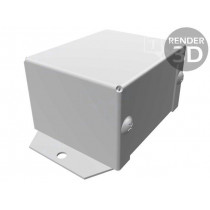 1411FBBBK; Enclosure: multipurpose; X: 56mm; Y: 69mm; Z: 41mm; with fixing lugs; HAMMOND 1411FBBBK; Enclosure: multipurpose; X: 56mm; Y: 69mm; Z: 41mm; with fixing lugs; HAMMOND