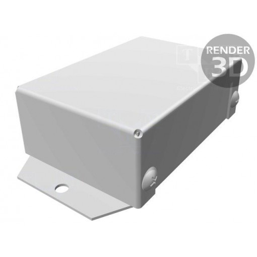 1411FBCBK; Enclosure: multipurpose; X: 56mm; Y: 81mm; Z: 28mm; with fixing lugs; HAMMOND