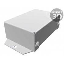 1411FBCU; Enclosure: multipurpose; X: 56mm; Y: 81mm; Z: 28mm; with fixing lugs; HAMMOND 1411FBCU; Enclosure: multipurpose; X: 56mm; Y: 81mm; Z: 28mm; with fixing lugs; HAMMOND