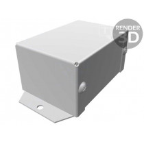 1411FBDBK; Enclosure: multipurpose; X: 56mm; Y: 81mm; Z: 28mm; with fixing lugs; HAMMOND 1411FBDBK; Enclosure: multipurpose; X: 56mm; Y: 81mm; Z: 28mm; with fixing lugs; HAMMOND