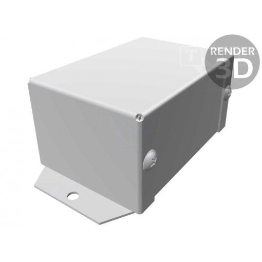 1411FBDBK; Enclosure: multipurpose; X: 56mm; Y: 81mm; Z: 28mm; with fixing lugs; HAMMOND 1411FBDBK; Enclosure: multipurpose; X: 56mm; Y: 81mm; Z: 28mm; with fixing lugs; HAMMOND