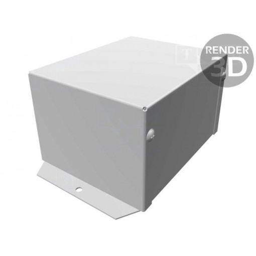 1411FBLBK; Enclosure: multipurpose; X: 102mm; Y: 127mm; Z: 76mm; 1411; aluminium; HAMMOND