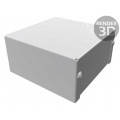 1411JU; Enclosure: multipurpose; X: 102mm; Y: 102mm; Z: 51mm; 1411; aluminium; HAMMOND