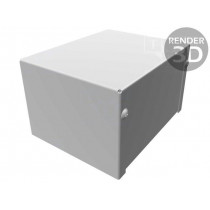 1411LU; Enclosure: multipurpose; X: 102mm; Y: 127mm; Z: 76mm; 1411; aluminium; HAMMOND