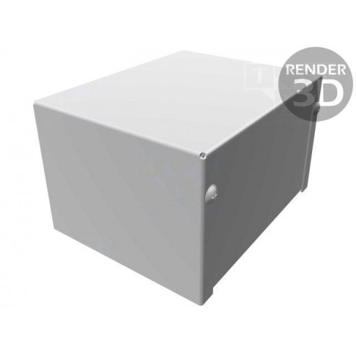 1411LU; Enclosure: multipurpose; X: 102mm; Y: 127mm; Z: 76mm; 1411; aluminium; HAMMOND