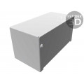 1411M; Enclosure: multipurpose; X: 76mm; Y: 152mm; Z: 76mm; 1411; aluminium; HAMMOND