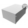 1411Q; Enclosure: multipurpose; X: 127mm; Y: 178mm; Z: 76mm; 1411; aluminium; HAMMOND