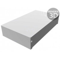 1411TT; Enclosure: multipurpose; X: 152mm; Y: 254mm; Z: 51mm; 1411; aluminium; HAMMOND