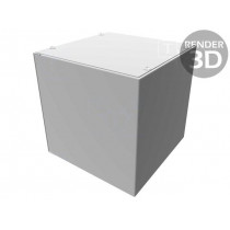 1415D; Enclosure: multipurpose; X: 152mm; Y: 152mm; Z: 152mm; 1415; steel; HAMMOND