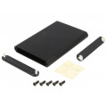 1455A1002BK; Enclosure: with panel; 1455; X: 70mm; Y: 100mm; Z: 12mm; aluminium; HAMMOND 1455A1002BK; Enclosure: with panel; 1455; X: 70mm; Y: 100mm; Z: 12mm; aluminium; HAMMOND
