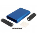 1455B1002BU; Enclosure: with panel; 1455; X: 72mm; Y: 100mm; Z: 19mm; aluminium; HAMMOND 1455B1002BU; Enclosure: with panel; 1455; X: 72mm; Y: 100mm; Z: 19mm; aluminium; HAMMOND