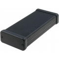 1455C1201BK; Enclosure: with panel; 1455; X: 54mm; Y: 120mm; Z: 23mm; aluminium; HAMMOND