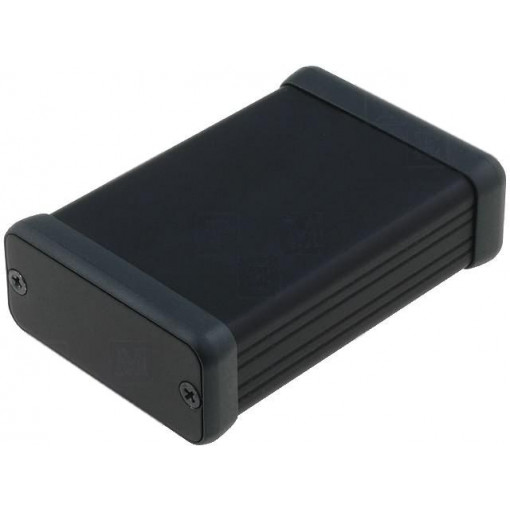 1455C801BK; Enclosure: with panel; 1455; X: 54mm; Y: 80mm; Z: 23mm; aluminium; HAMMOND