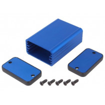 1455D601BU; Enclosure: with panel; 1455; X: 45mm; Y: 25mm; Z: 60mm; aluminium; HAMMOND