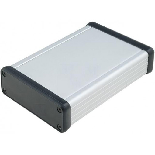 1455J1202; Enclosure: with panel; 1455; X: 78mm; Y: 120mm; Z: 27mm; aluminium; HAMMOND