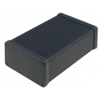 1455K1201BK; Enclosure: with panel; 1455; X: 78mm; Y: 120mm; Z: 43mm; aluminium; HAMMOND