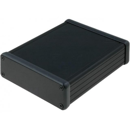 1455L1201BK; Enclosure: with panel; 1455; X: 103mm; Y: 120mm; Z: 30mm; aluminium; HAMMOND