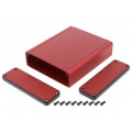 1455L1201RD; Enclosure: with panel; 1455; X: 103mm; Y: 120mm; Z: 30mm; aluminium; HAMMOND 1455L1201RD; Enclosure: with panel; 1455; X: 103mm; Y: 120mm; Z: 30mm; aluminium; HAMMOND