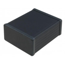 1455N1201BK; Enclosure: with panel; 1455; X: 103mm; Y: 120mm; Z: 53mm; aluminium; HAMMOND