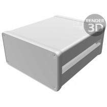 1455NC1202; Enclosure: with panel; with keyway; 1455NC; X: 103mm; Y: 120mm; HAMMOND