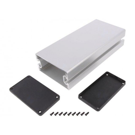 1455NC2202; Enclosure: with panel; with keyway; 1455NC; X: 103mm; Y: 220mm; HAMMOND