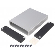 1455P1602; Enclosure: with panel; 1455; X: 125mm; Y: 160mm; Z: 30mm; aluminium; HAMMOND