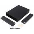 1455P1602BK; Enclosure: with panel; 1455; X: 125mm; Y: 160mm; Z: 30mm; aluminium; HAMMOND 1455P1602BK; Enclosure: with panel; 1455; X: 125mm; Y: 160mm; Z: 30mm; aluminium; HAMMOND