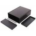 1455Q1602BK; Enclosure: with panel; 1455; X: 125mm; Y: 160mm; Z: 51mm; aluminium; HAMMOND 1455Q1602BK; Enclosure: with panel; 1455; X: 125mm; Y: 160mm; Z: 51mm; aluminium; HAMMOND