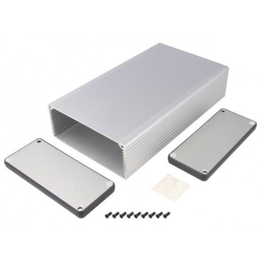 1455Q2201; Enclosure: with panel; 1455; X: 125mm; Y: 220mm; Z: 51mm; aluminium; HAMMOND