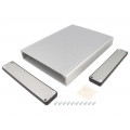1455R2201; Enclosure: with panel; 1455; X: 165mm; Y: 220mm; Z: 30mm; aluminium; HAMMOND 1455R2201; Enclosure: with panel; 1455; X: 165mm; Y: 220mm; Z: 30mm; aluminium; HAMMOND