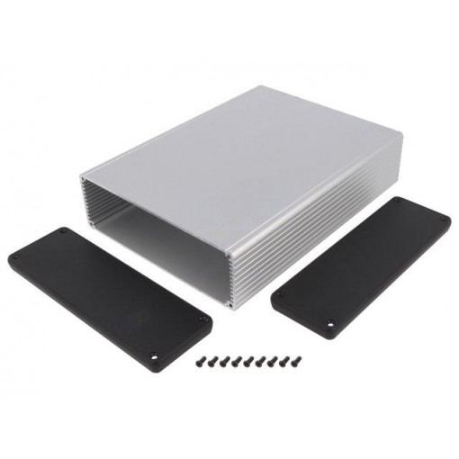 1455T2202; Enclosure: with panel; 1455; X: 165mm; Y: 220mm; Z: 51mm; aluminium; HAMMOND