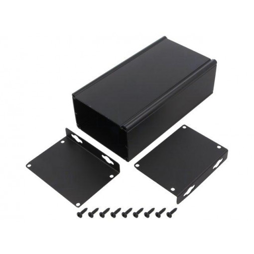 1455ZT1601BK; Enclosure: multipurpose; X: 89mm; Y: 160mm; Z: 56mm; 1455ZT; black; HAMMOND