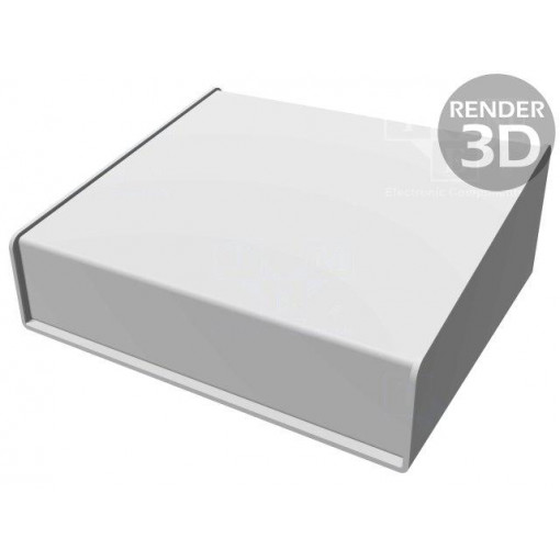 1456FE1BKBU; Enclosure: desktop; 1456; X: 165mm; Y: 140mm; Z: 64mm; aluminium; blue; HAMMOND