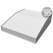 1456KL3WHBU; Enclosure: desktop; 1456; X: 254mm; Y: 287mm; Z: 76mm; aluminium; blue; HAMMOND