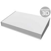 1456PH1WHBU; Enclosure: desktop; 1456; X: 356mm; Y: 211mm; Z: 76mm; aluminium; blue; HAMMOND